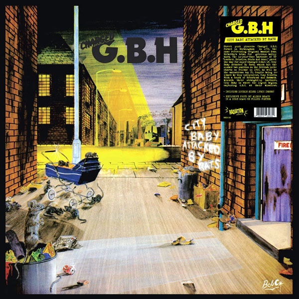 CHARGED GBH "City Baby Attacked By Rats" LP (Radiation) Import